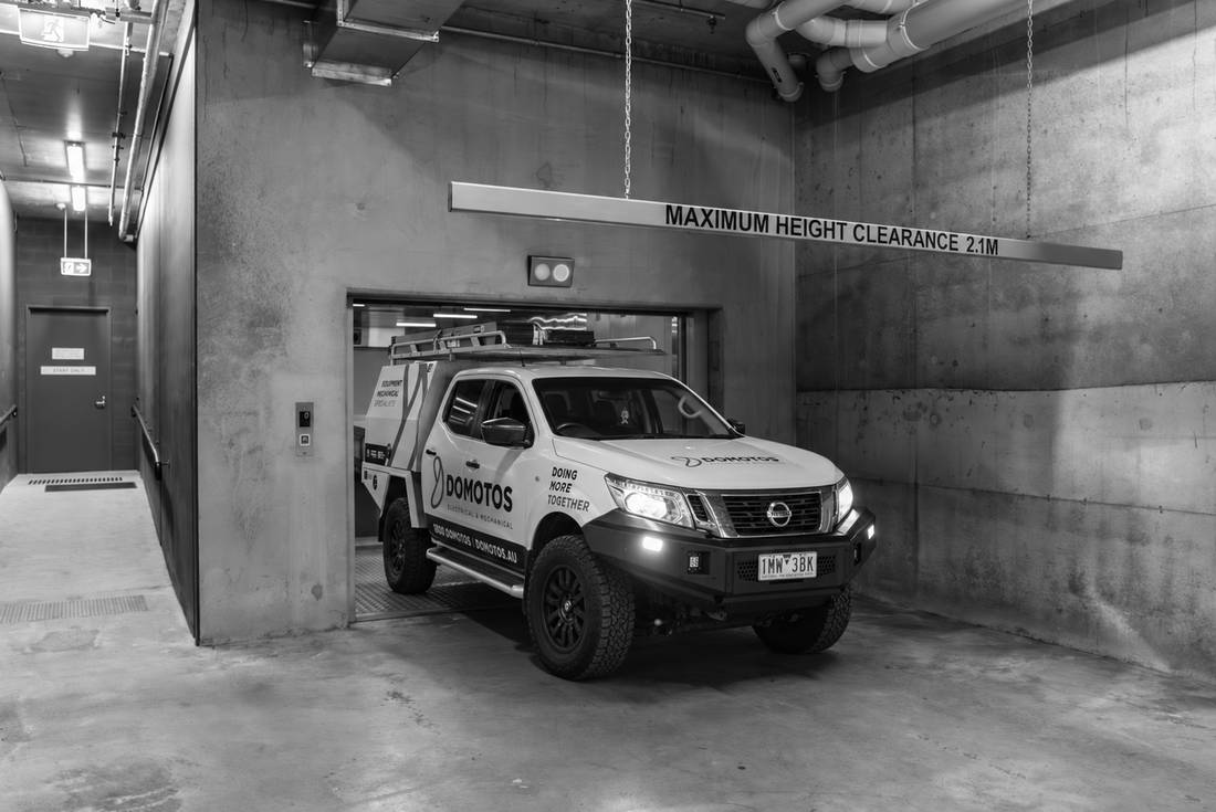 Car stacker installation