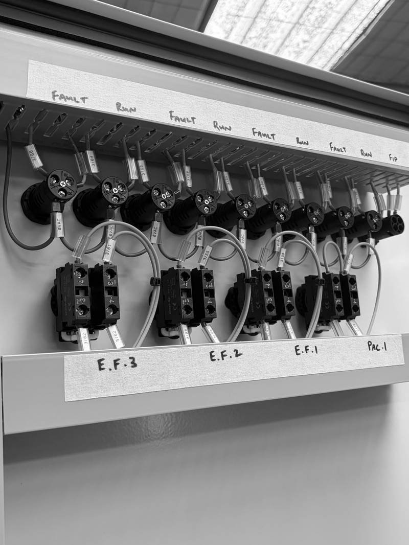HVAC mechanical services switchboard